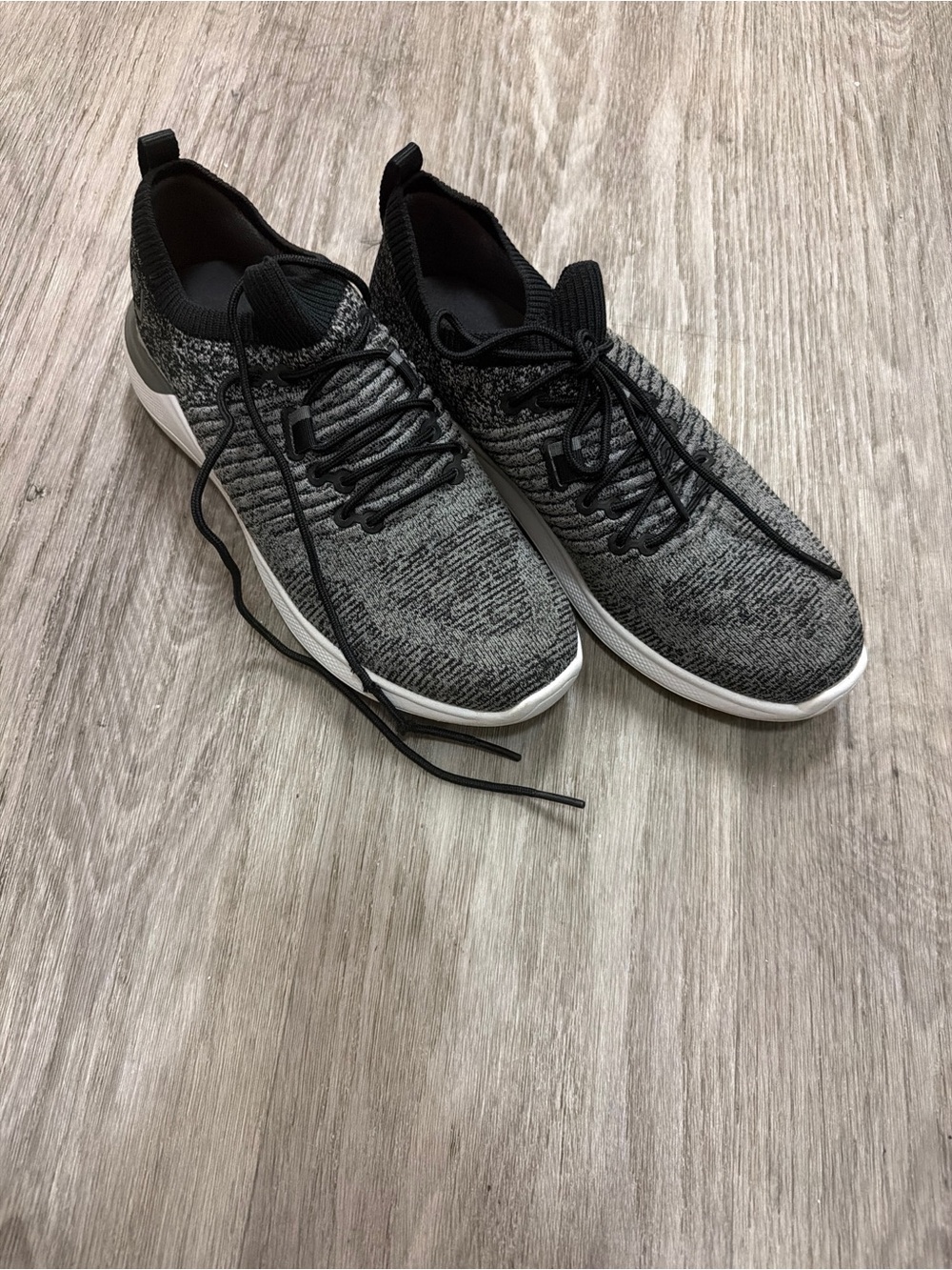FootJoy Black and Gray Knit Athletic Shoes